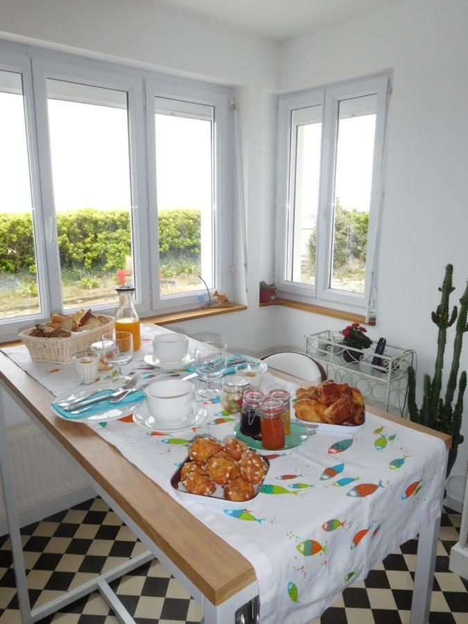 Chambre D'Hotes "Lumiere Du Cap" Vue Mer Barneville-Carteret Exteriér fotografie
