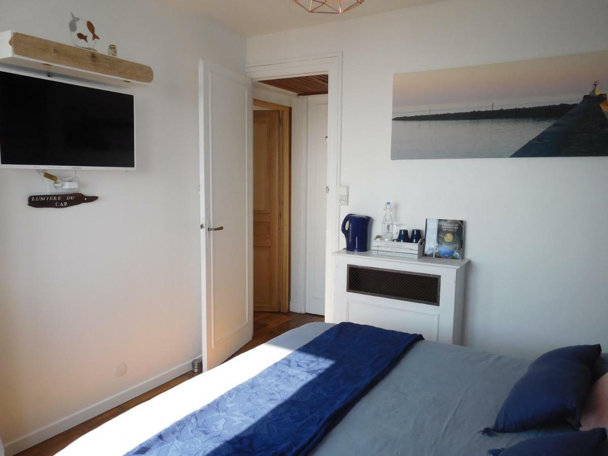 Chambre D'Hotes "Lumiere Du Cap" Vue Mer Barneville-Carteret Exteriér fotografie